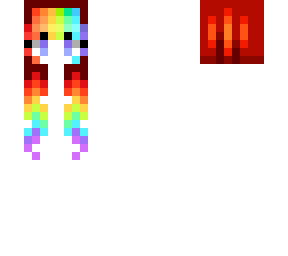 Female HB - Ginger Orange w/ Rainbow ...