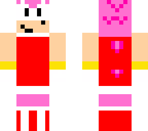 classic amy with modern outfit (sonic...