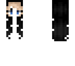 Female HB - Black w/ Blonde Bangs v2