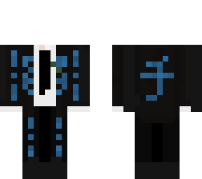 Blue Headless Fancy Skelly man