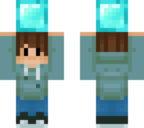 Theweird1 carrying a diamond block