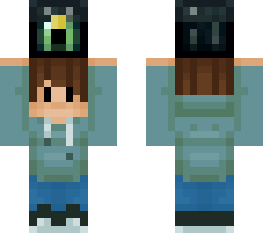 Theweird1 carrying a ender chest