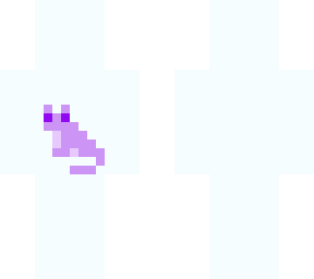 Purple cat pixel art