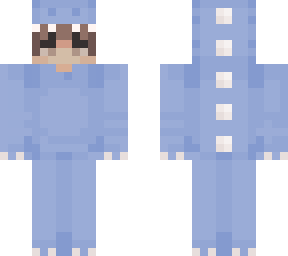 Blue dino onsie