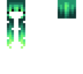 Female HB - Toxin Green Ombre Fade