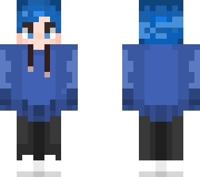 Casual Anime Boy (Blue)