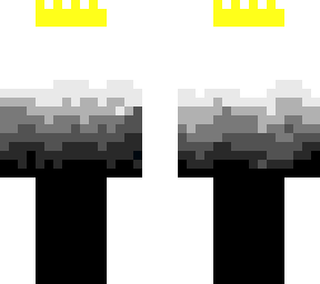 Black To White Gradient w/ Crown