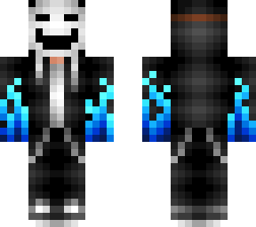 Hacker Skin - Blue Flames