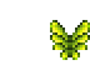 Wings - Mossy Green Fade Yellow
