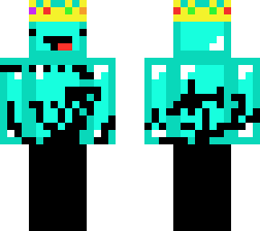 Skeppy with a crown getting sucked by th...