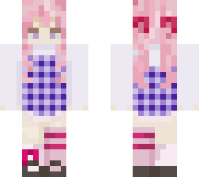 pink and purple baddie