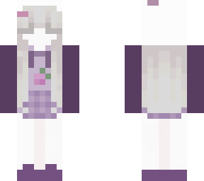 Purple plaid school uniform