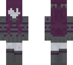 grunge purple girl !!