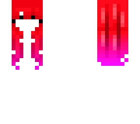 ~Red to pink female hair base~
