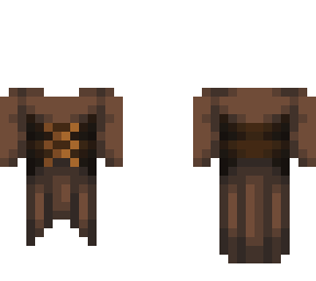 OB - Dress & Corset w/ Brown Blouse
