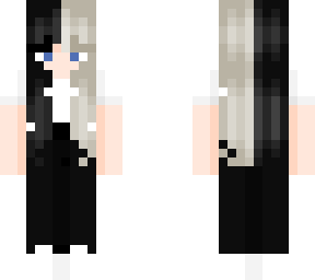 Blond and Black Hair