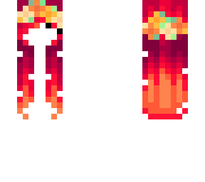 Female HB - Sunset Fade w/ Flowers v4