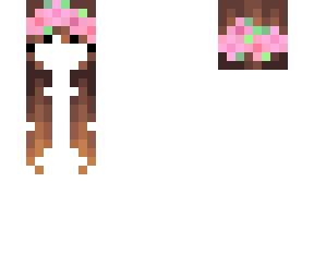 Female HB - Brunette w/ Pink Flowers v2