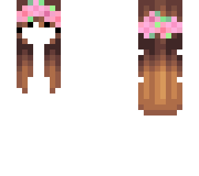 Female HB - Brunette w/ Pink Flowers v4