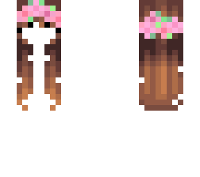 Female HB - Brunette w/ Pink Flowers v3