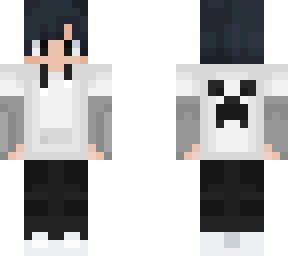 White Creeper Hoodie Gaming boy