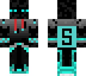 Blue & black