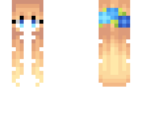 Female HB - Blonde w/ Blue Tulip Crown v2