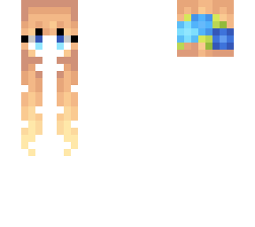 Female HB - Blonde w/ Blue Tulip Crown