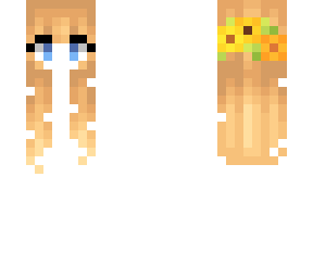 Female HB - Long Blonde Hair w/ Sunfl...