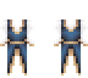 OB - Blue & White Dress w/ Ropes v2