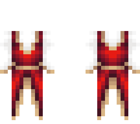 OB - Red & White Dress w/ Ropes