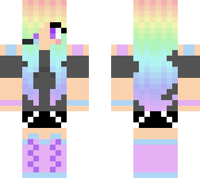 Cotton candy gamer girl