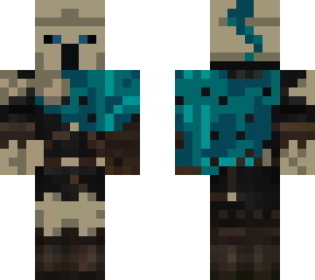 Warden Knight with Sculk bone armor