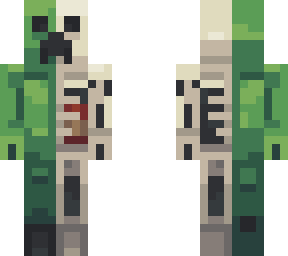 ~*half skeleton half creeper*~