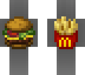 "One McDouble with fries, please."