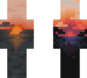 ❀ sunset . pixel art ❀