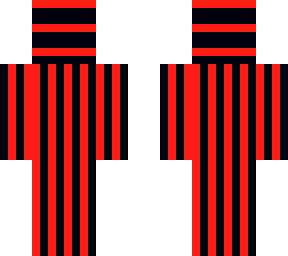 Red and black skin