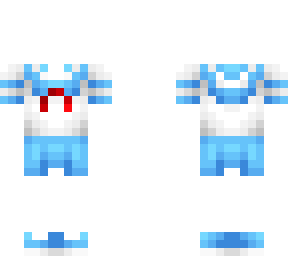 OB - White & Light Blue School Uniform