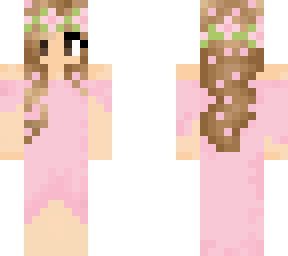 pink flower dress