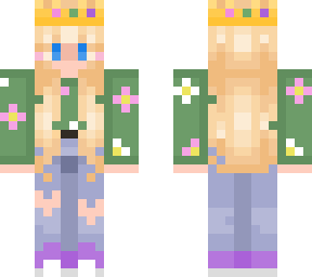 Blonde Flower Sweater and Crown...