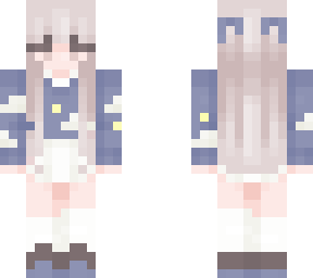 Cloudy Night Sky (Girl)