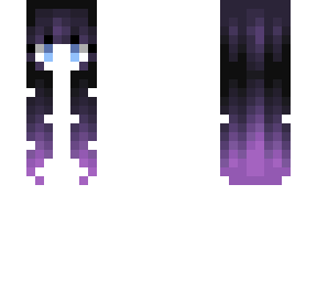 Female HB - Black & Purple Ombre v2