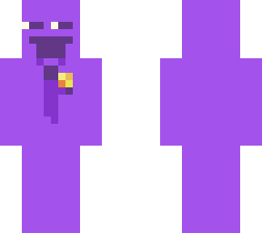 A very purple man