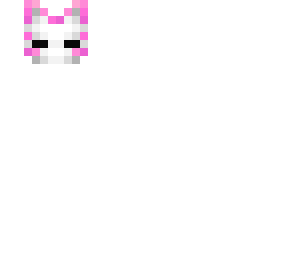 OB - White & Light Pink Kitsune Mask