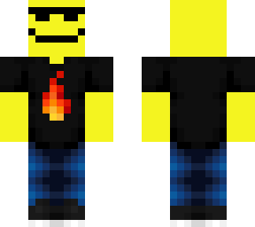 Cool Emoji in Fire Outfit