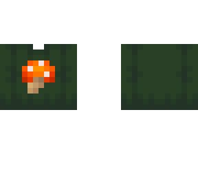 OB - Dark Green Orange Mushroom...