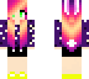 my bunny rainbow skin remake