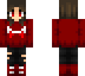 Vampire Girl with Bloody Teeth Sweater