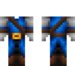 OB - Silver & Blue Knight Armor