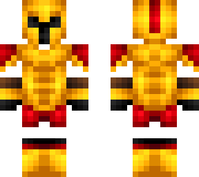 OB - Golden & Red Gladiator Armor v4